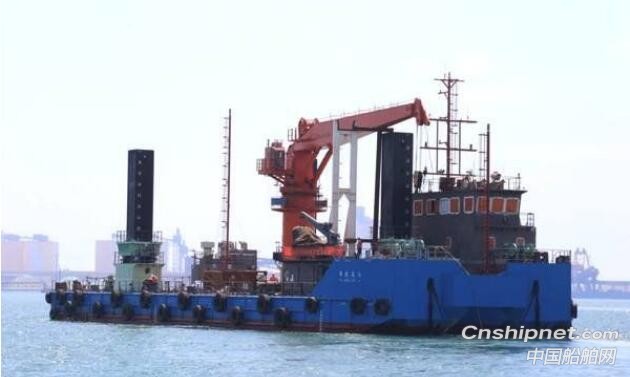 港达船厂EX5500反铲挖泥船“日港浚6”船顺利下水