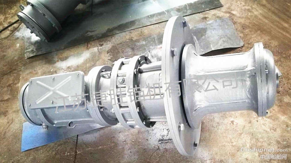  江苏捷胜50KN防滑型电动系缆绞盘顺利交付