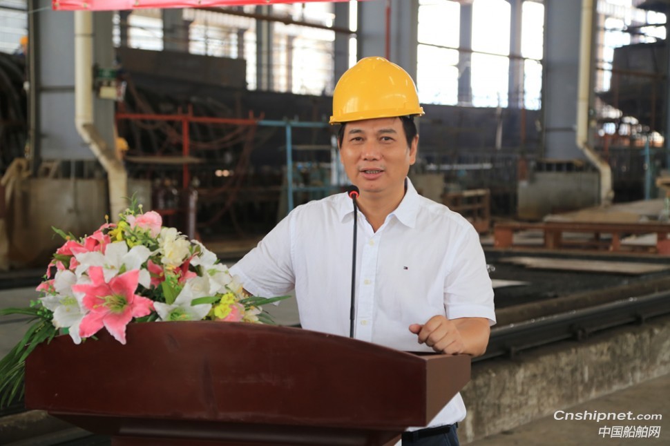 江龙船艇36米钢铝高速客船开工