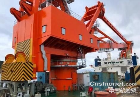 七〇四所为200T浮船吊提供全船核心动力系统
