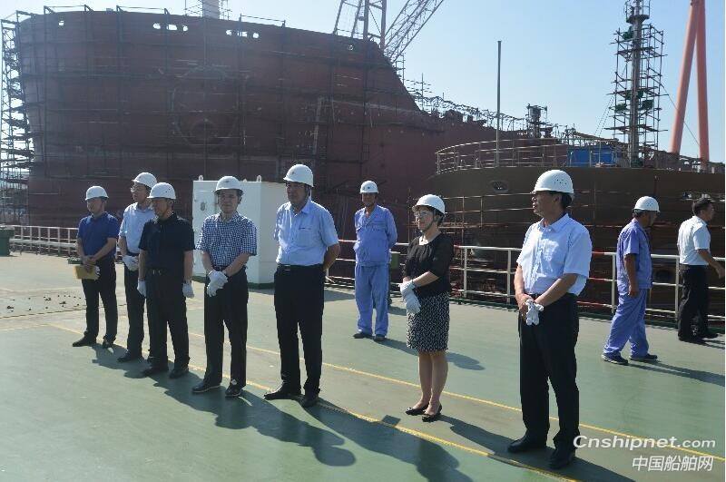 山东省政协主席付志方一行视察京鲁船业