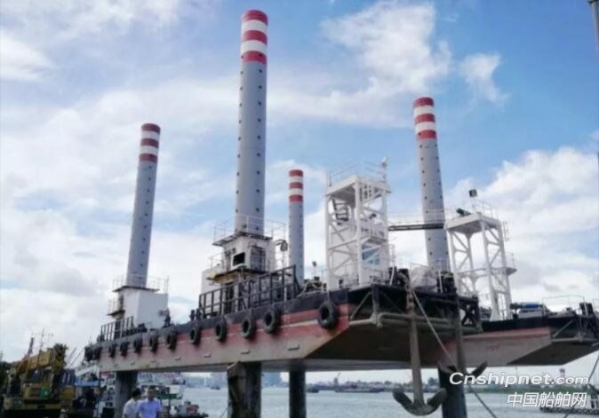 江南船厂改装的自升式海上稳桩平台交付