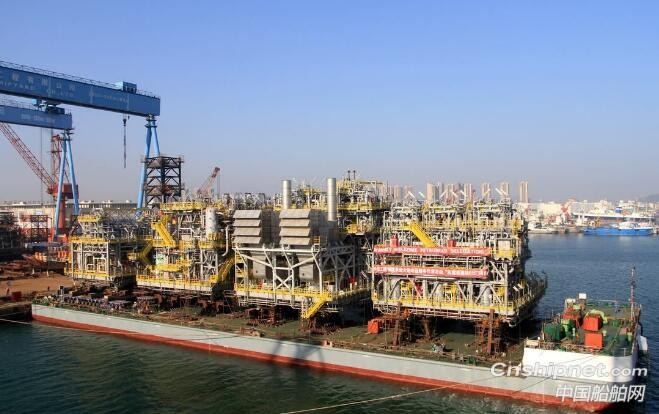 大连中远海运重工P71FPSO压缩机模块项目正式开工