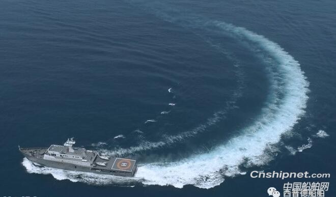 南京西普德船舶设计73m海洋巡逻船交付