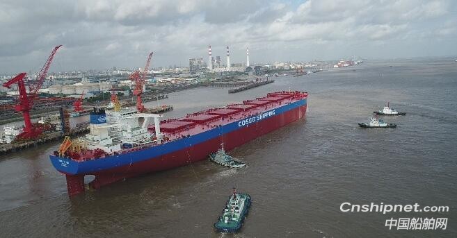 外高桥造船第三艘40万吨VLOC船完成试航
