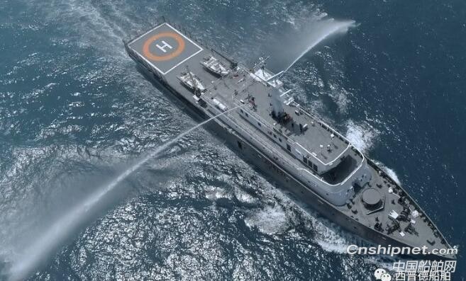 南京西普德船舶设计73m海洋巡逻船交付
