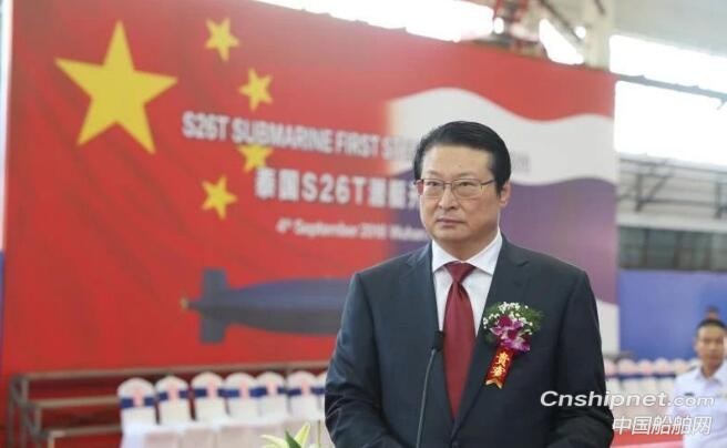 武船为泰国海军建造的S26T潜艇正式开工