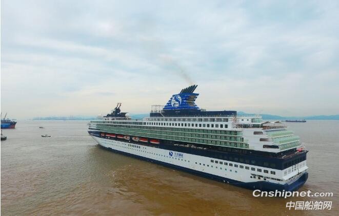 舟山中远海运重工再次迎接“天海新世纪号”豪华邮轮修理升级