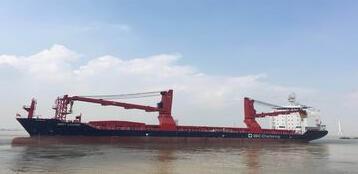 泰州三福船舶工程24#12000DWT多用途船开始首航