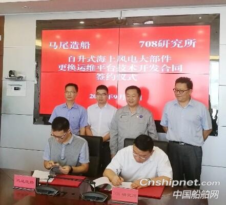 马尾造船获自升式海上风电大部件更换运维平台技术开发订单