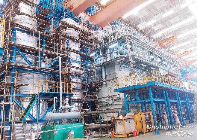 中船三井超大型集装箱船的燃油及废气锅炉国产化研制项目完成试验