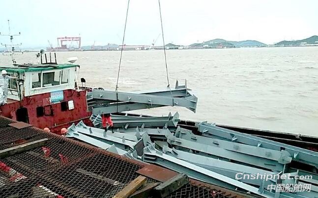 金海智造钢构1050吨构件首批订单顺利交付