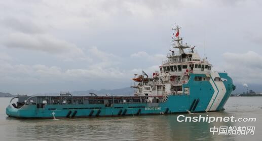 航通船业64.8米抛锚供应船2号船顺利交付