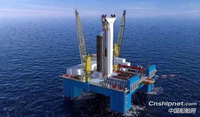 招商局重工CMHI-182项目中深水半潜式钻井平台开工
