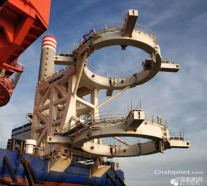 武汉船机首台套风电安装船抱桩系统顺利完成调试和报验