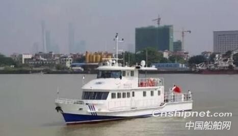 英辉南方造船“穗海渔监1号”全铝合金高速公务船正式交付