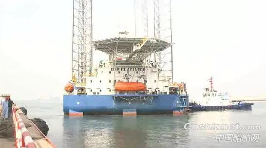 武汉船机WMPP-350LB桁架式海工平台交付