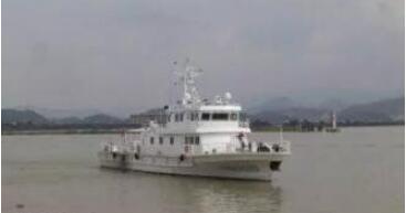 江龙船厂“中国渔政44103”公务执法船试航