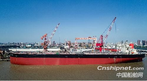 南通中远海运川崎船舶工程又一艘31.1万吨油轮正式交付