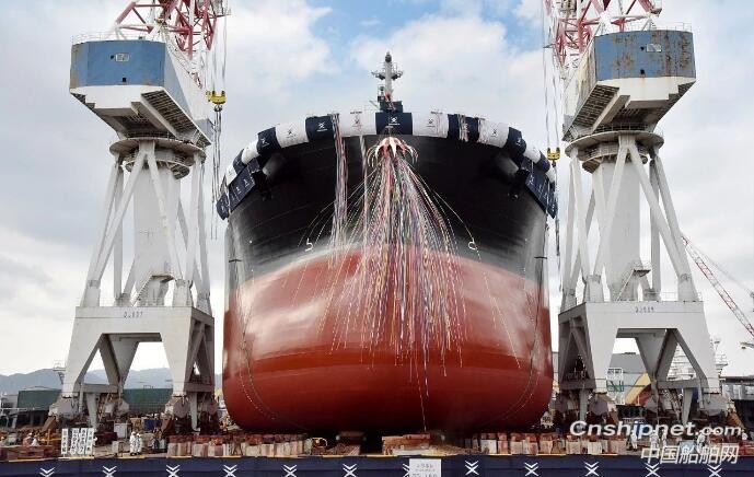 常石集团（舟山）造船99990MT型散货船“TESS999”号下水