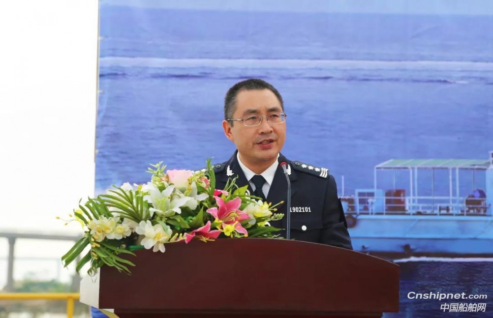 江龙船艇300吨级渔政船正式交付