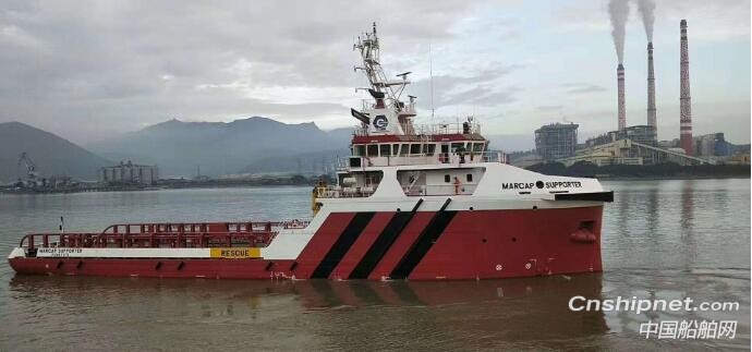 东南造船60M平台供应船DN60M-PSV-1顺利交付