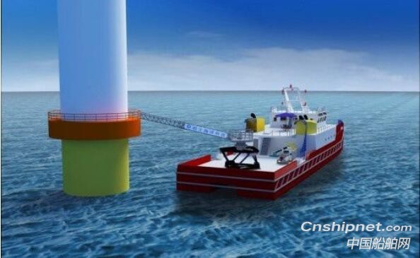 上海雄程海洋工程50M风电运维船点火开工