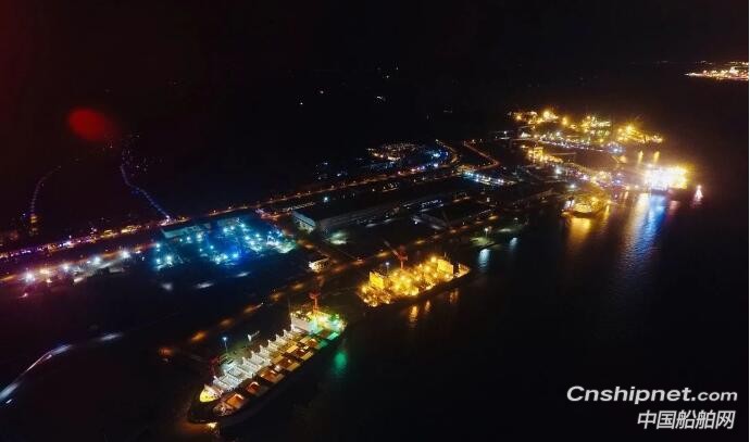 舟山中远海运重工第六艘马士基3600TEU集装箱船完成试航