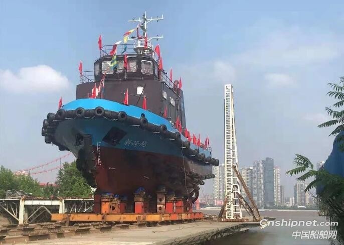 武船集团一艘3200HP拖轮顺利交付