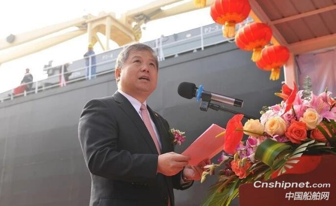 扬子江船业第二代40万吨超大型矿砂船命名交付