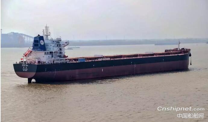 金陵船厂第6艘82000吨散货船完成试航