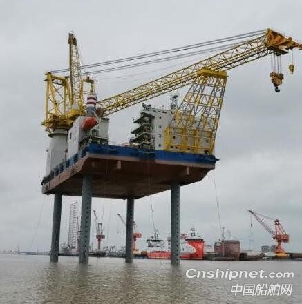 润邦海洋“华电稳强”号自升式海上风电作业平台完成海试