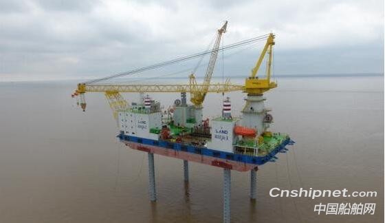 润邦海洋“华电稳强”号自升式海上风电作业平台完成海试