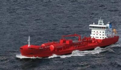 中航鼎衡9900吨不锈钢化学品船4#船开工