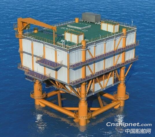 振华重工获中广核岱山200MW海上风电场220kV海上升压站订单