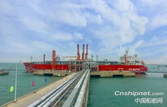 “海洋石油301”运输船圆满完成防城港LNG接收站首次卸货