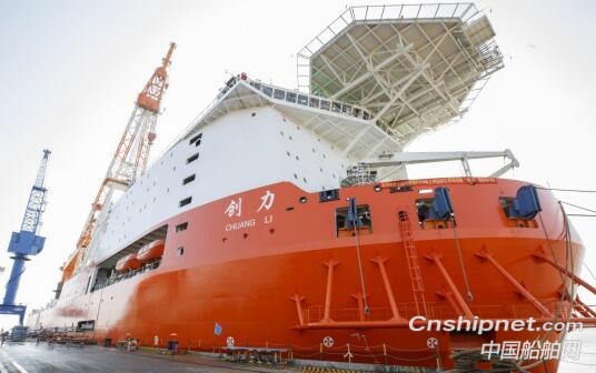 振华重工4500吨打捞起重船项目“创力”号顺利交付