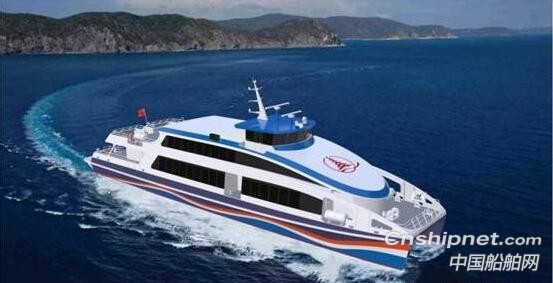 英辉南方造船获一艘40米199客位沿海双体铝合金高速客船订单