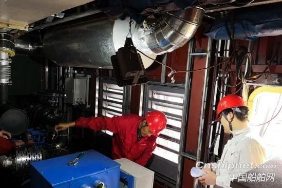 马尾造船902-1#科学试验平台两台应急发电机负荷完成交验