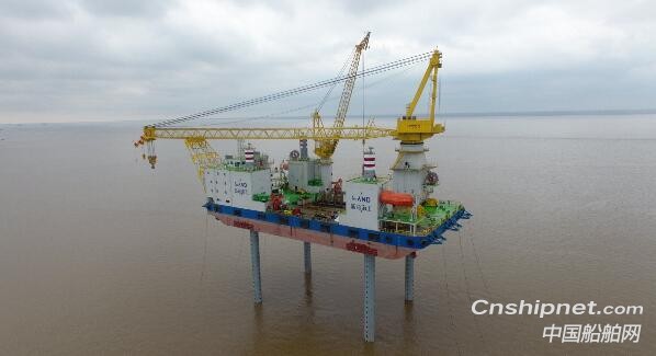 润邦海洋“华电稳强”号自升式海上风电作业平台顺利交付