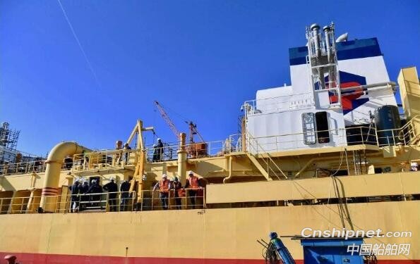 欧洲首艘将挖泥船改装为双燃料船接近完工