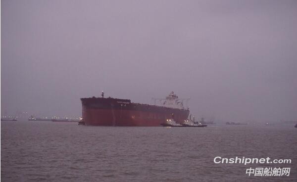 外高桥造船第四艘40万吨矿砂船H1448船圆满海试