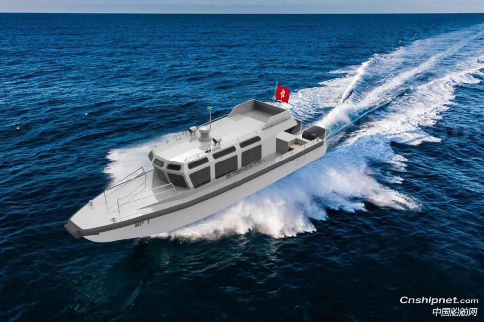 江龙船艇获香港政府批量铝合金快速艇建造合同
