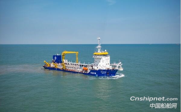 振华重工6500方耙吸式挖泥船“航浚6009”完成海试