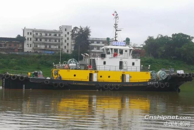 桂江造船4000HP全回转拖轮顺利出航