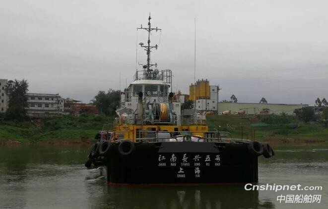桂江造船4000HP拖轮2号开始试航