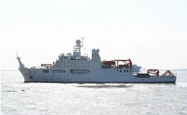 江南造船深远海大型综合科学考察实习船“东方红3”号交付