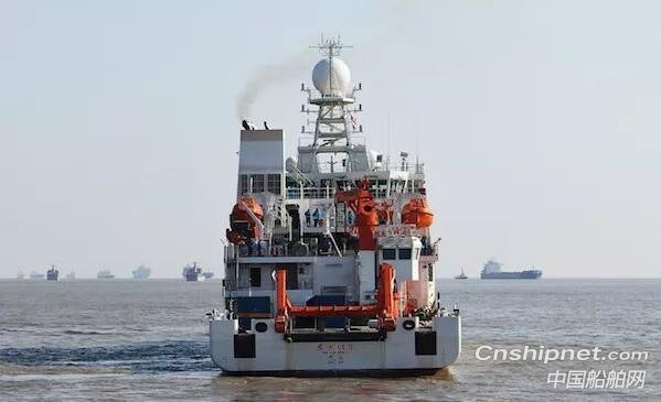 江南造船深远海大型综合科学考察实习船“东方红3”号交付