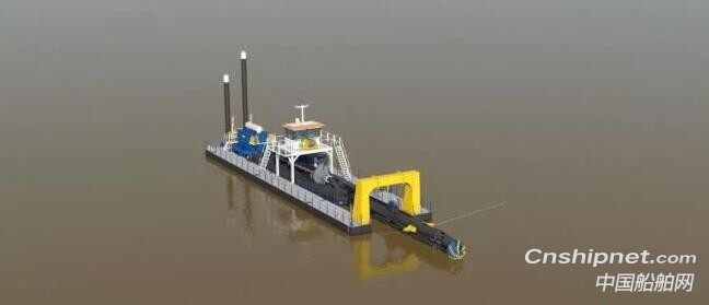 达门新推一种双体式深挖绞吸挖泥船