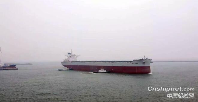 渤船重工21万吨15号船圆满完成试航